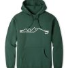 Hommes Paul Smith Chandails | Sweat A Capuche Teton Elevations Pour Homme, Taille Extra Large Dans Vert Alpin | Coton