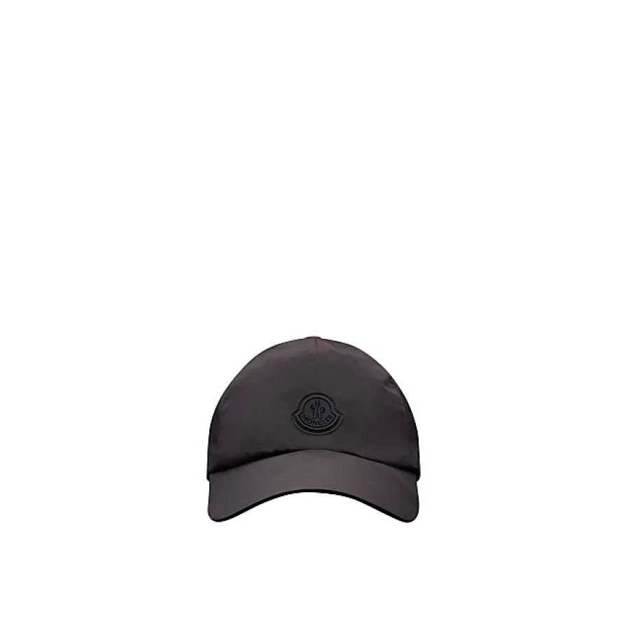 Femmes Moncler Casquettes | Casquette Baseball Logo Noir Taille L