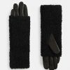 Femmes Beau Stockholm Gants | Gants En Cuir A Manchette Tricotee Darby