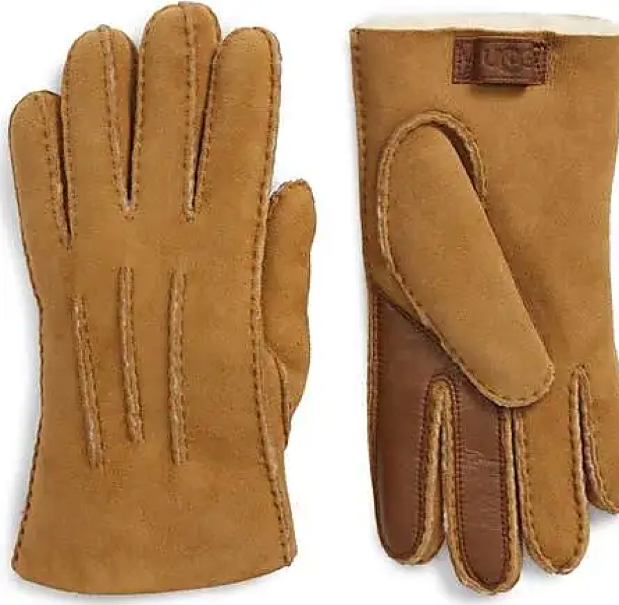 Hommes Colombie Gants | Gants Ugg(R) Shearling Tech Authentiques En Chataignier Chez Nordstrom, Taille X-Large