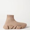 Femmes Balenciaga Chaussures D'Ete | Baskets Montantes En Tricot Extensible Speed 2.0 - Neutres - It34, It35, It36, It37, It38, It39, It40, It41