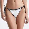 Femmes Reiss Maillots De Bain | Sadie - Haut De Bikini A Treillis Triangulaire Fixe Blanc/Neutre, Us 10