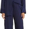 Femmes Karen Neuburger Vetements De Detente | Pyjama Surdimensionne Classique Et Cool En Caban Bleu Marine Chez Nordstrom, Taille X-Small