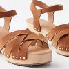 Femmes Boden Mules | Sandales Sabots En Cuir A Lanieres