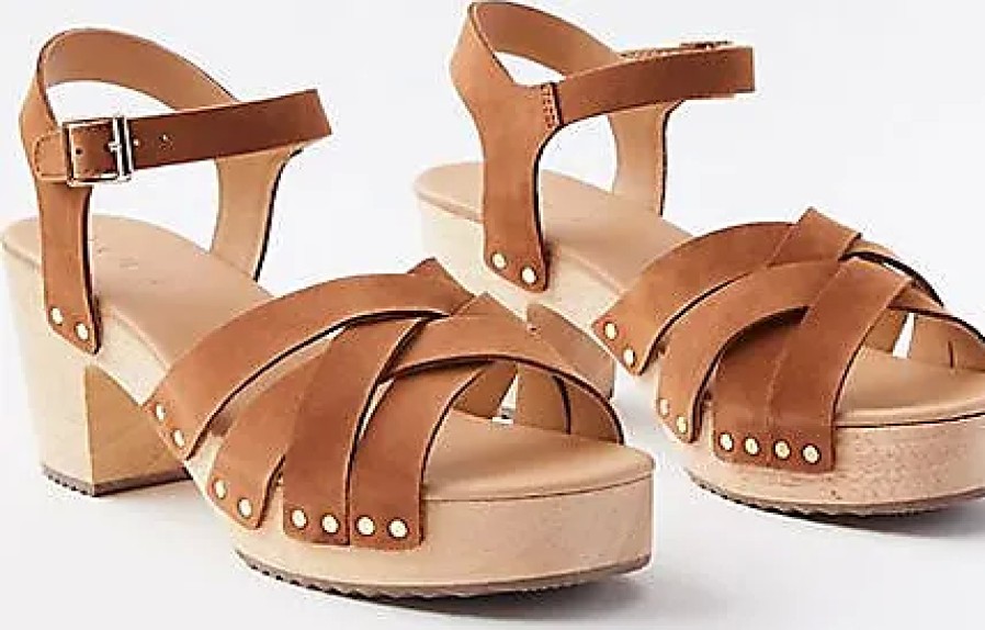 Femmes Boden Mules | Sandales Sabots En Cuir A Lanieres