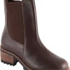 Femmes Jeffrey campbell Bottines | Bottine Impermeable En Cuir De Veau Santorini En Marron Chez Nordstrom, Taille 10,5