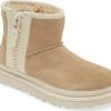 Femmes Pedro García Bottines | Ugg(R) Mini Classic Zip Bootie En Graines De Moutarde/Contraste Naturel Chez Nordstrom, Taille 11