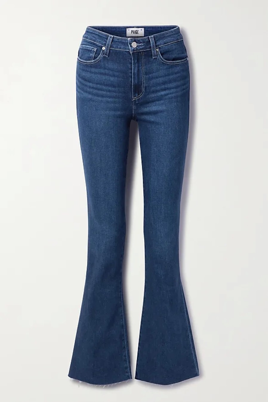 Femmes Mère Jeans | Jean Evase Taille Haute Laurel Canyon - Bleu - 23,24,25,26,27,28,29,30,31,32