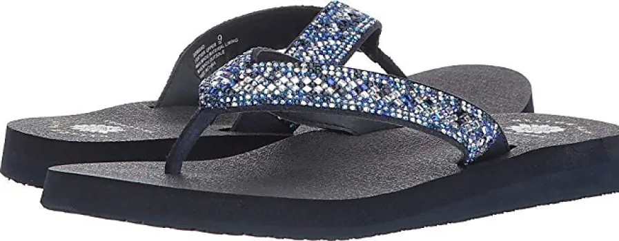 Femmes Roxy Tongs | Soriano (Bleu) Sandales Femme