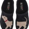 Femmes Haflinger Chaussons | Doggy Slipper (Captains Blue) Pantoufles Pour Femmes