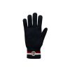 Hommes Tous les saints Gants | Gants Laine Tricolore Noir Taille L