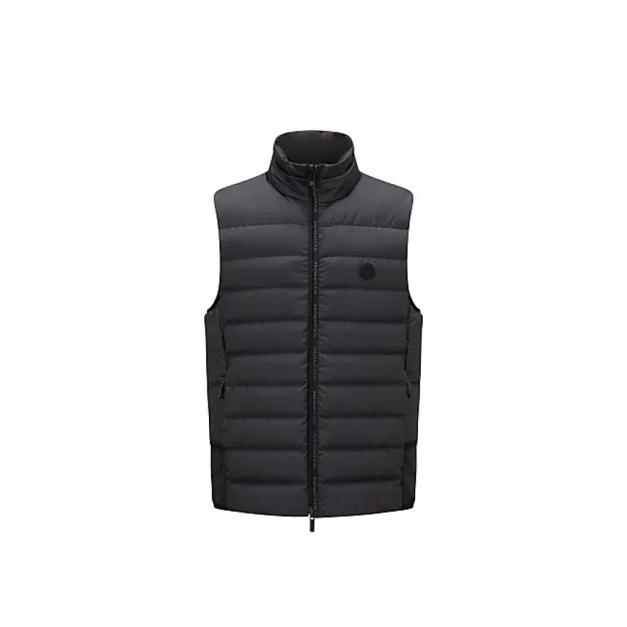 Hommes Moncler Gilets | Tarn Down Gilet Noir Taille 5