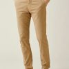 Hommes polo Ralph Lauren Pantalon | Chino En Coton Cortina Beige Camel