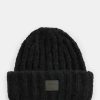 Femmes Steve Madden Chapeaux D'Hiver | Bonnet Tricote Cotele Epais Harri