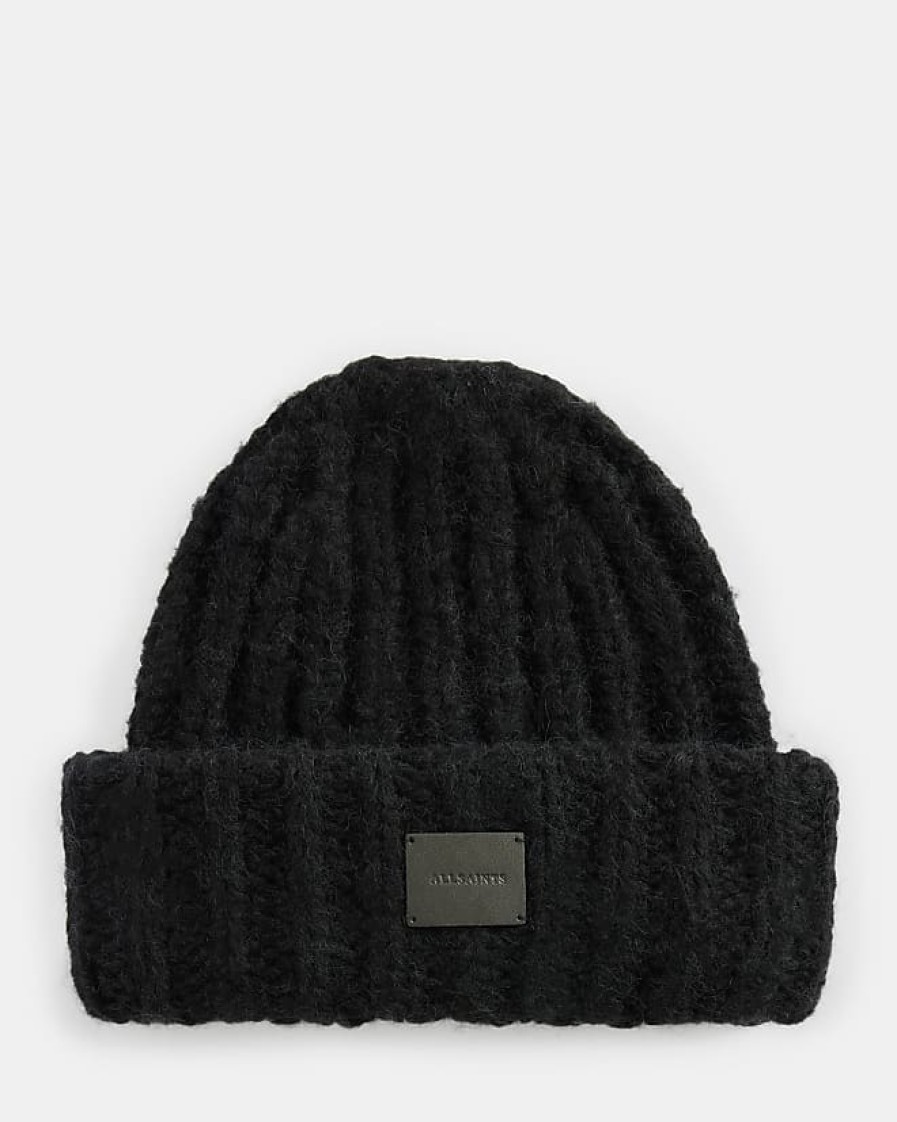 Femmes Steve Madden Chapeaux D'Hiver | Bonnet Tricote Cotele Epais Harri