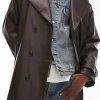 Hommes Alo Yoga Manteaux | Trench-Coat En Similicuir Marron Chez Nordstrom, Taille X-Large