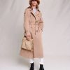 Femmes Burberry Manteaux | Coton Femme, Trench-Coat Surdimensionne Pour L'Automne/Hiver, Taille Femme-Manteaux-S, En Couleur Beige/Beige