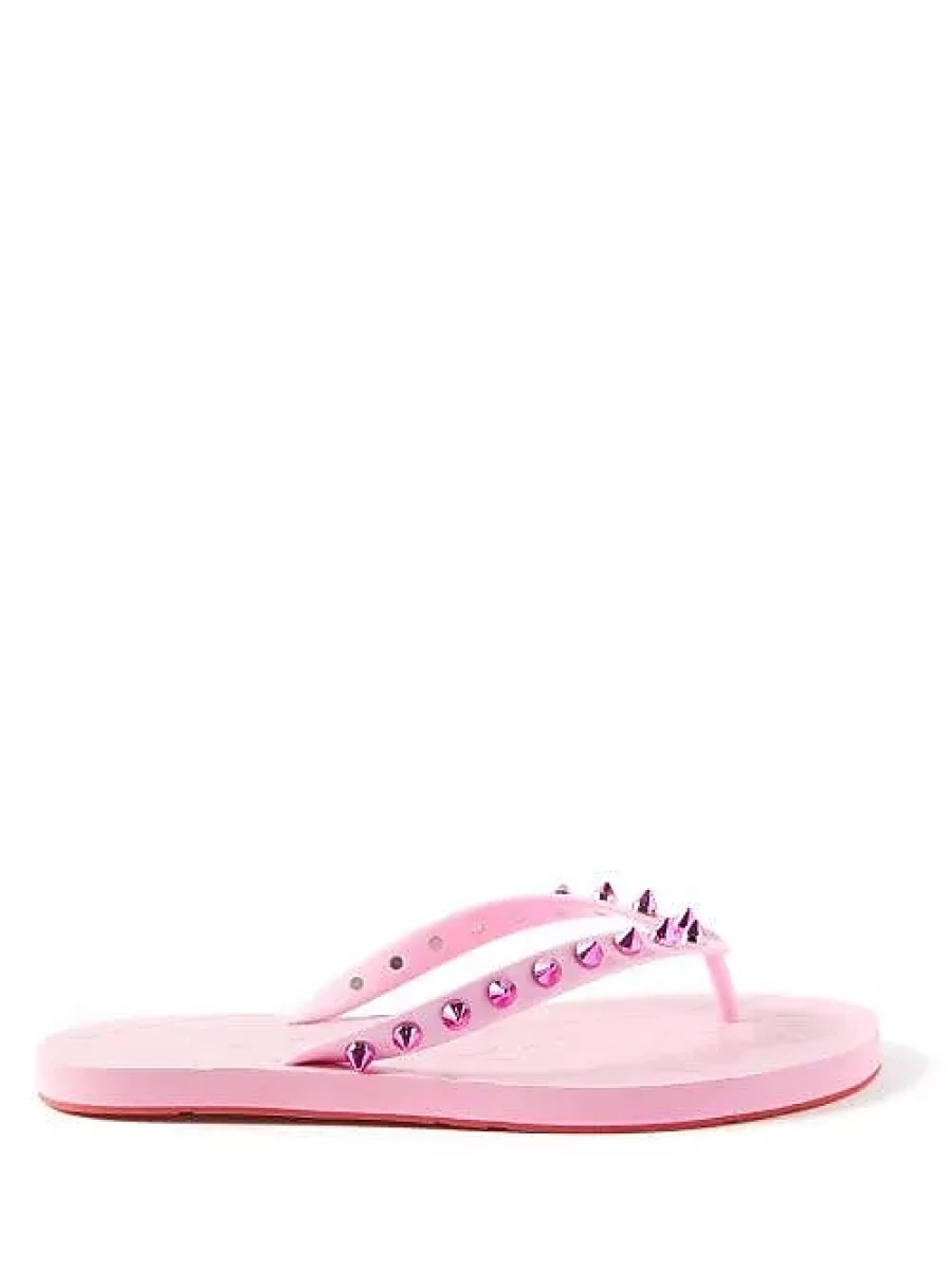 Femmes Birkenstock Des Sandales | Tongs Loubi Flip Spikes Donna - Femme - Rose