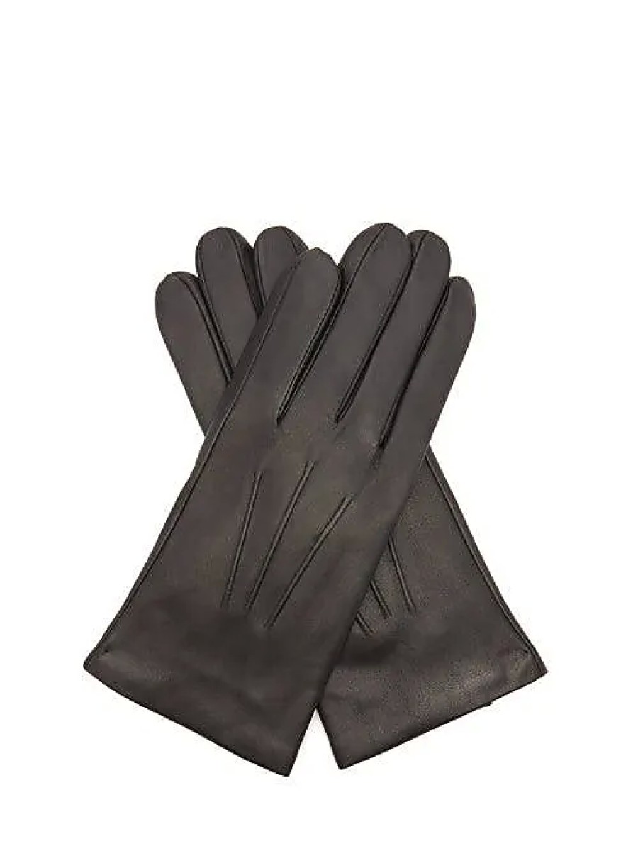 Hommes Bosses Gants | Gants En Cuir Doubles De Cachemire Bath