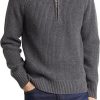 Hommes polo Ralph Lauren Chandails | Pull Demi-Zippe En Laine Militaire A Cliff Chez Nordstrom, Taille Moyenne