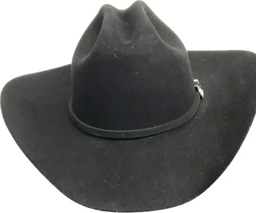 Hommes Nordstrom Chapeaux | Chapeau De Cowboy En Laine Corral 4X Pour Homme Noir 7 3/4