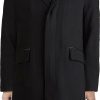 Hommes Bernache du Canada Manteaux | Manteau En Serge De Laine Melangee En Noir Chez Nordstrom, Taille Moyenne