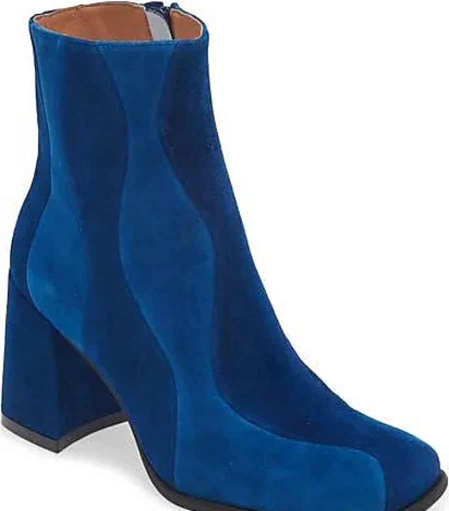 Femmes Talbots Bottines | Bottine Lavalamp En Daim Bleu Combo Chez Nordstrom, Taille 7,5