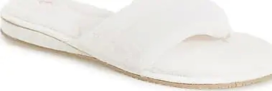 Femmes Birkenstock Chaussons | Pantoufle Splash En Blanc Chez Nordstrom, Taille 10