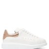 Femmes OIE d'or Chaussures D'Ete | Alexander Mcqueen - Baskets Surdimensionnees En Cuir - Femme - Blanc Multi