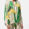 Femmes Paul Smith Chemises | Chemise En Jacquard De Soie A Imprime Jungle Don Simon