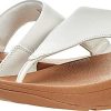 Femmes Christian Louboutin Tongs | Lulu (Blanc) Sandales Femme