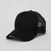 Femmes R13 Casquettes | District Trucker Hat Dans Noir | Alo Yogaae