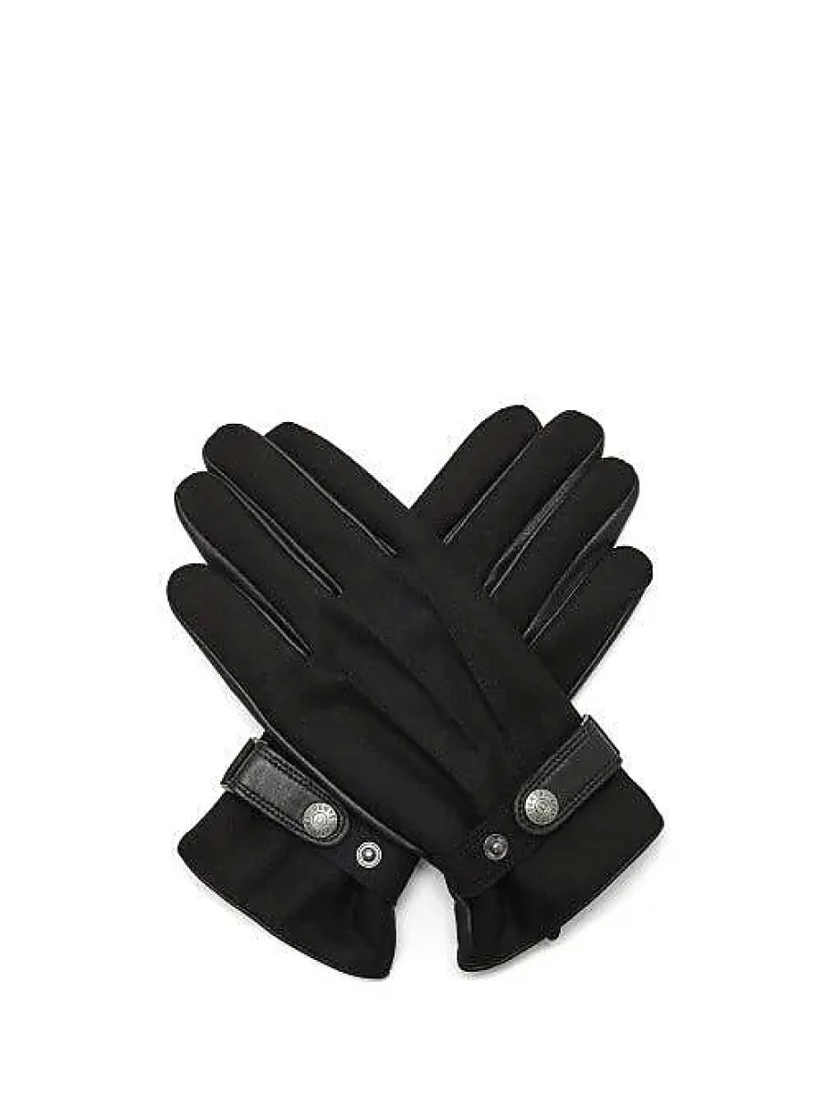 Hommes Bosses Gants | Gants En Flanelle Et Cuir Guildford