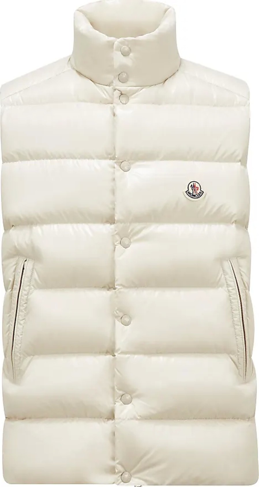 Hommes Moncler Gilets | Tibb Doudoune Beige Taille 7