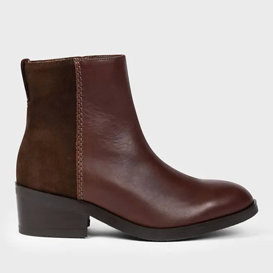 Femmes Jeffrey campbell Bottines | Chaussure Femme Bianca Marron