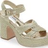 Femmes Jeffrey campbell Chaussures A Semelles Compensees | Sandale A Plateforme Carisma En Or Chez Nordstrom, Taille 10