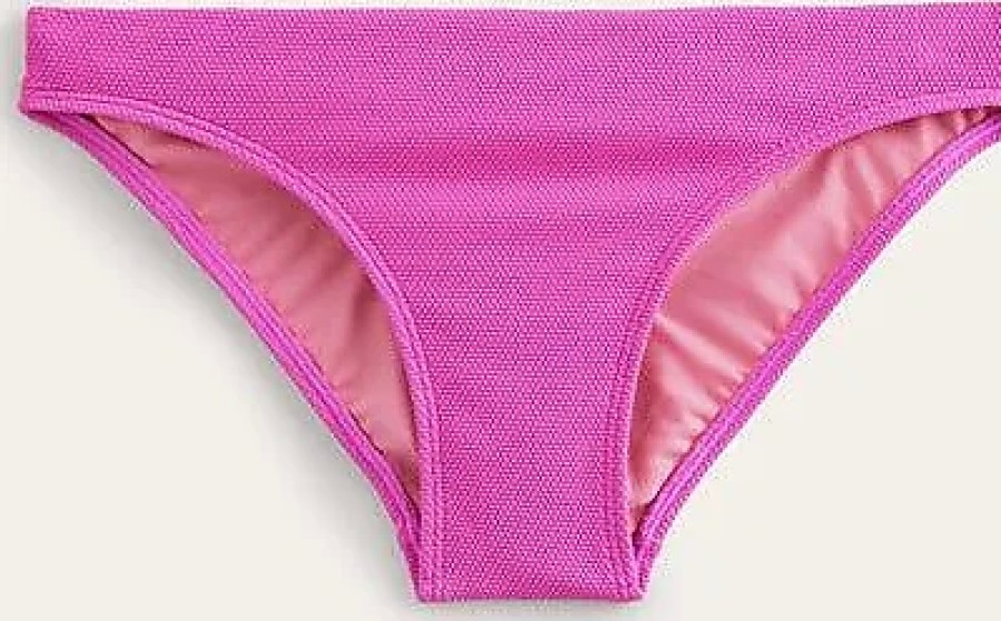 Femmes Reiss Maillots De Bain | Bas De Bikini Arezzo Texture Amazing Pink Texture Femme Boden