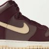 Femmes CUOIERIA Bottines | Baskets Dunk High En Cuir - Bordeaux - Us5, Us5.5, Us6, Us6.5, Us7, Us7.5, Us8, Us8.5, Us9, Us9.5, Us10, Us10.5, Us11