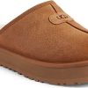 Femmes Ganni Chaussons | Ugg (R) Discoquette Pantoufle En Peau De Mouton Veritable En Chataignier Chez Nordstrom, Taille 5