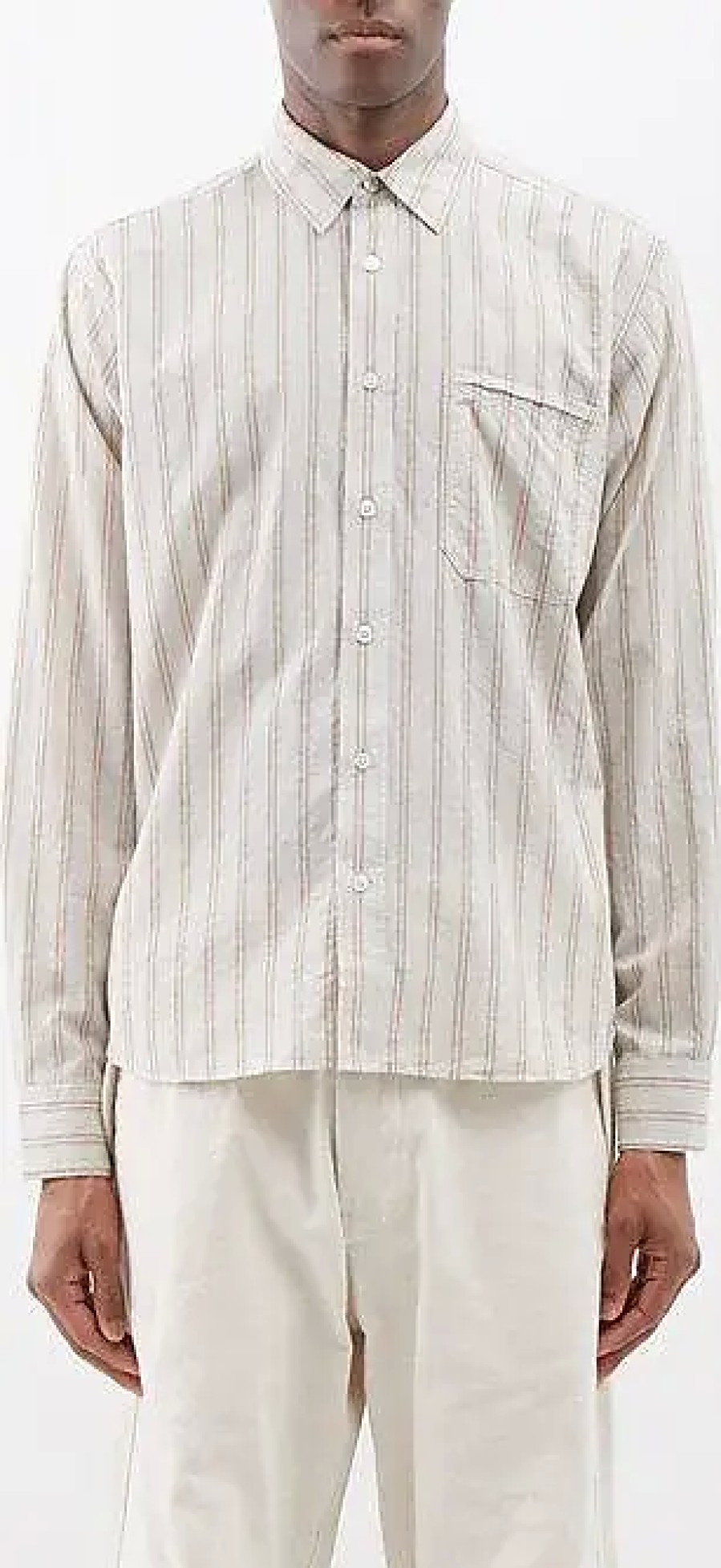 Hommes Notre héritage Chemises | Chemise En Coton Raye Grasmoor