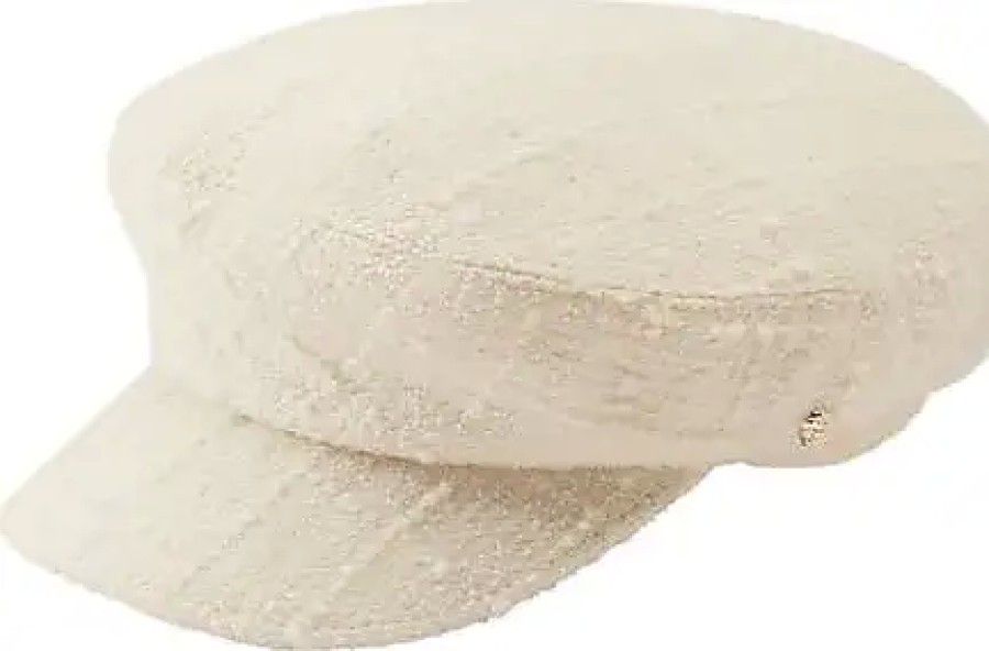 Femmes Lélé Sadoughi Chapeaux D'Hiver | Chapeau Gavroche Vicky Boucle En Laine Melangee En Creme Chez Nordstrom