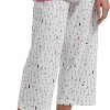 Femmes Lauren Ralph Lauren Vetements De Detente | Dwink Dwink Capris Pj Pants (Blanc) Pyjama Femme