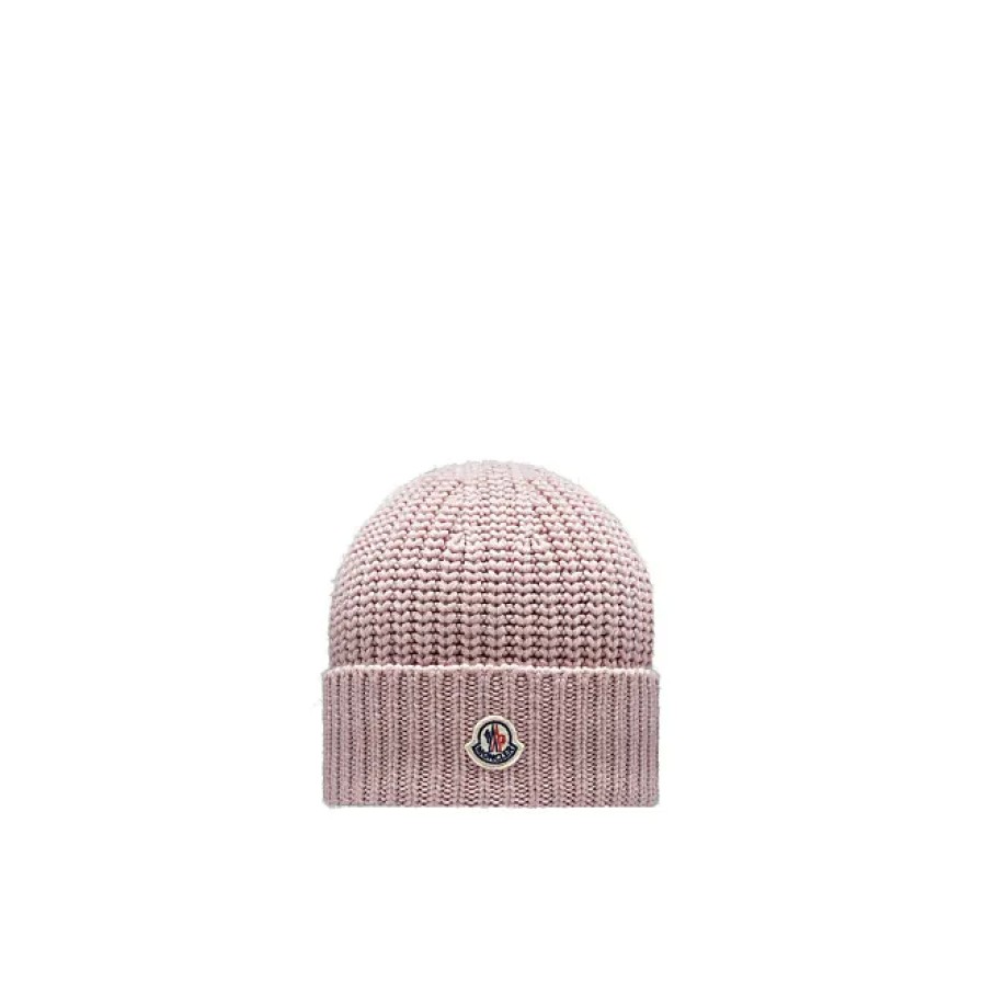 Femmes Boden Chapeaux D'Hiver | Bonnet En Laine Rose Taille Unique