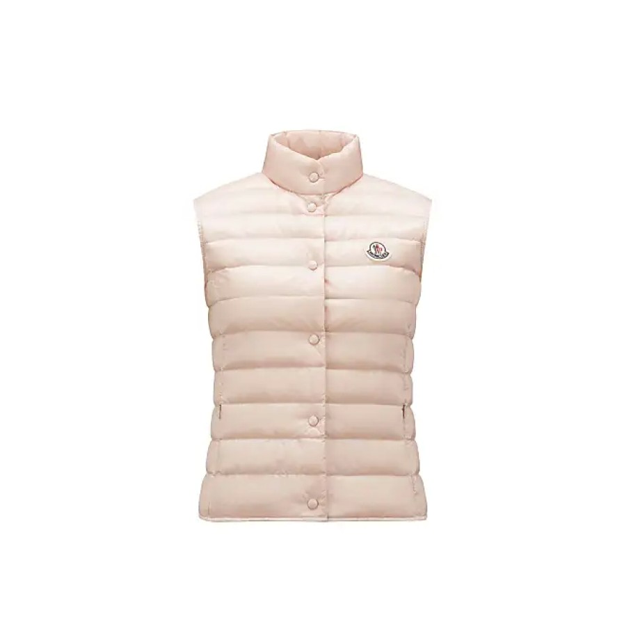 Femmes Moncler Gilets | Gilet Liane Rose Taille 2