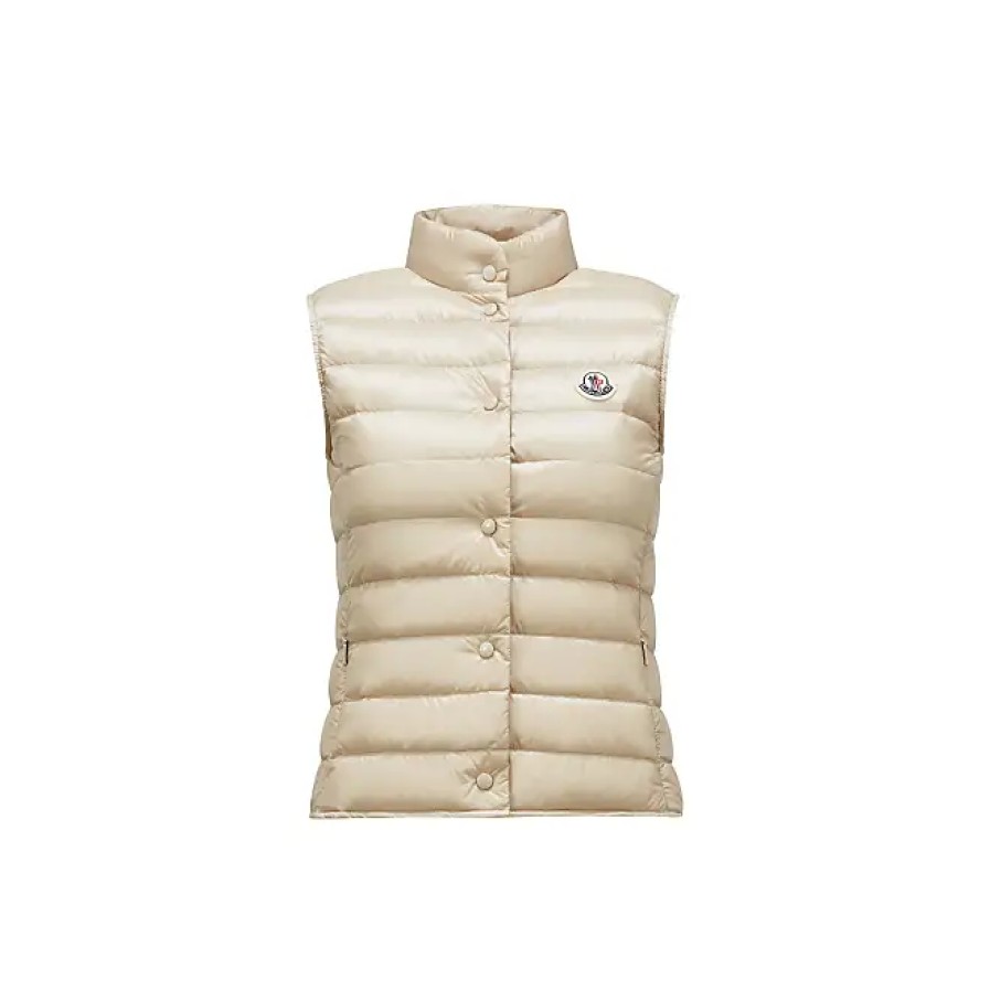 Femmes Max Mara Gilets | Liane Doudoune Beige Taille 2