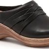 Femmes Marche douce Mules | Sabot En Cuir Mackay En Noir Chez Nordstrom, Taille 10,5