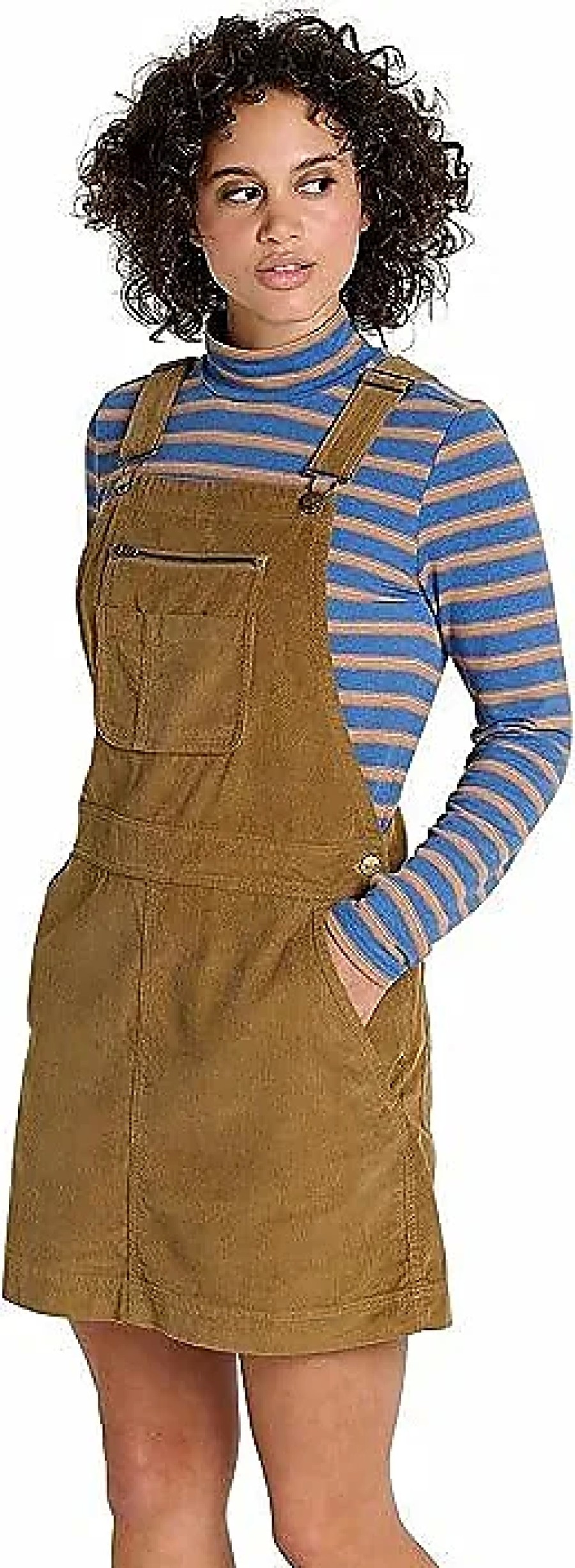 Hommes Dickies Combinaisons | Scouter Cord Jumper (Honey Brown) Combinaison Et Barboteuses Pour Femmes Une Piece