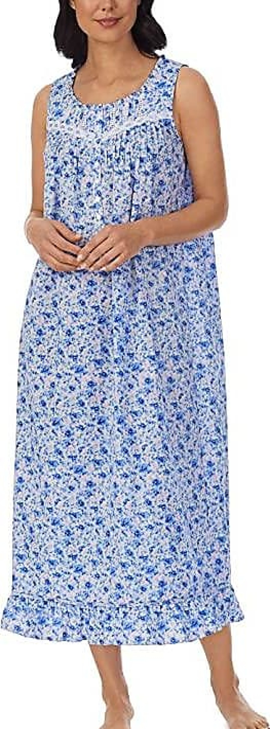 Femmes Projet Petits Mots Vetements De Detente | 50 Chemise De Nuit Sans Manches (Multi Floral) Pyjama Pour Femme