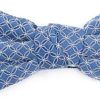 Hommes Magasin Trafalgar Noeuds Papillon | Noeud En Soie Jacquard A Motifs - Homme - Soie - Taille Unique - Bleu