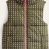 Femmes Moncler Gilets | Gilet Matelasse Fife Rose Craie, Charme Geo Femme Boden